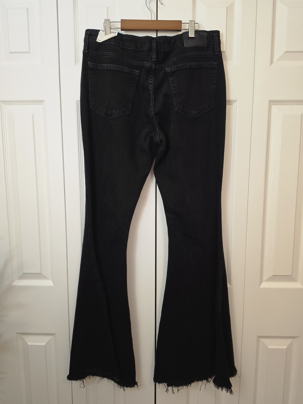 We The Free by Free People Emre Flare Jeans Black Orchid Size 31, 32 NWT - Picture 6 of 7